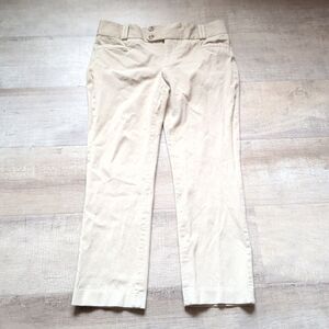 Banana Republic Sloan Fit Pants Womens Sz 8 Beige